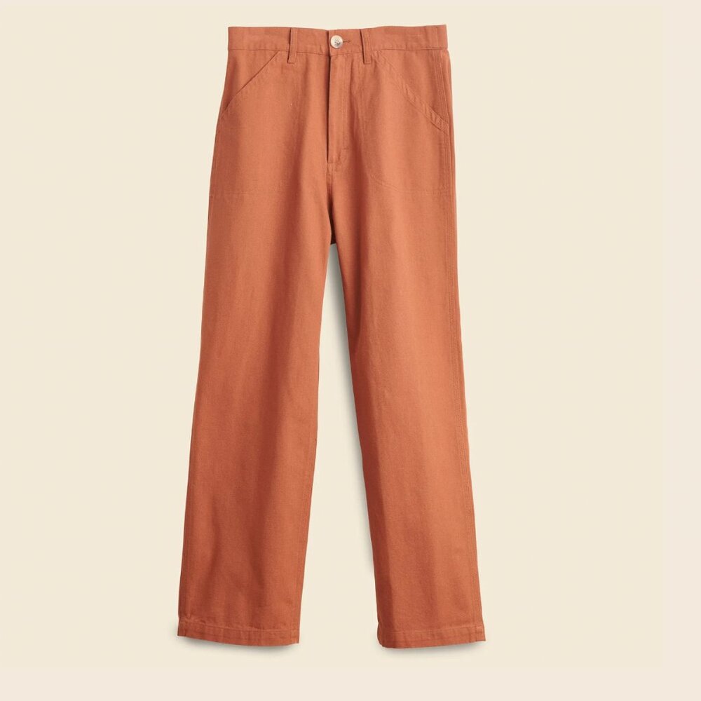 Mollusk Surf Shop Painter Pants in Cognac Sz M